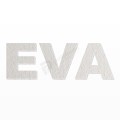 EVA nome in polistirolo - Arial - Bianco - Senza base