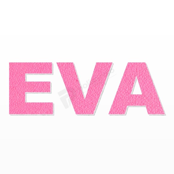EVA nome in polistirolo - Arial - Rosa - Senza base