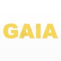 GAIA nome in polistirolo - Arial - Giallo - Senza base