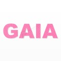 GAIA nome in polistirolo - Arial - Rosa - Senza base