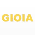 GIOIA nome in polistirolo - Arial - Giallo - Senza base