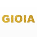 GIOIA nome in polistirolo - Arial - Oro - Senza base