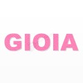 GIOIA nome in polistirolo - Arial - Rosa - Senza base