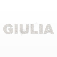 Nome Giulia in Polistirolo per Feste e Decorazioni 2