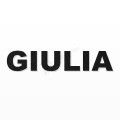 GIULIA nome in polistirolo - Arial - Nero - Senza base