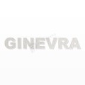 GINEVRA nome in polistirolo - Arial - Bianco - Senza base