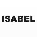 ISABEL nome in polistirolo - Arial - Nero - Senza base
