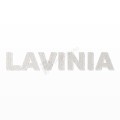 LAVINIA nome in polistirolo - Arial - Bianco - Senza base