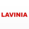 LAVINIA nome in polistirolo - Arial - Rosso - Senza base