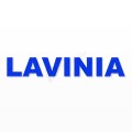 LAVINIA nome in polistirolo - Arial - Blu - Senza base