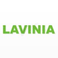 LAVINIA nome in polistirolo - Arial - Verde - Senza base