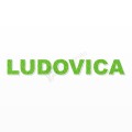 LUDOVICA nome in polistirolo - Arial - Verde - Senza base