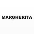 MARGHERITA nome in polistirolo - Arial - Nero - Senza base