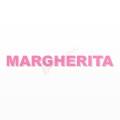MARGHERITA nome in polistirolo - Arial - Rosa - Senza base