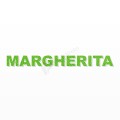 MARGHERITA nome in polistirolo - Arial - Verde - Senza base