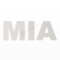 MIA nome in polistirolo - Arial - Bianco - Senza base