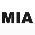 MIA nome in polistirolo - Arial - Nero - Senza base