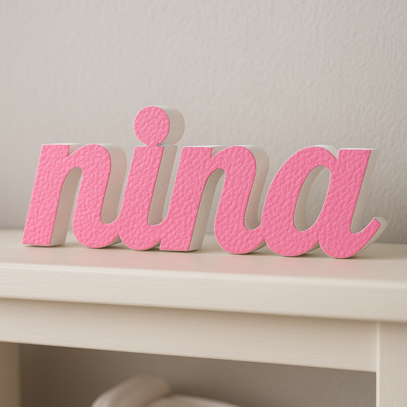 NINA nome in polistirolo - Ristella - Rosa -...