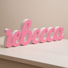REBECCA nome in polistirolo - Ristella - Rosa - REBECCA.jpg