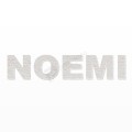 NOEMI nome in polistirolo - Arial - Bianco - Senza base