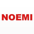 NOEMI nome in polistirolo - Arial - Rosso - Senza base