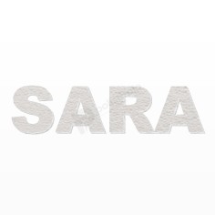 Nome Sara in Polistirolo Personalizzato - Decorazioni Uniche 2