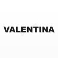 VALENTINA nome in polistirolo - Arial - Nero - Senza base