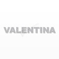 VALENTINA nome in polistirolo - Arial - Argento - Senza base