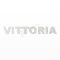 VITTORIA nome in polistirolo - Arial - Bianco - Senza base