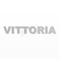 VITTORIA nome in polistirolo - Arial - Argento - Senza base