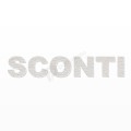 SCONTI scritta in polistirolo - Arial - Bianco - Senza base