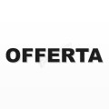 OFFERTA scritta in polistirolo - Arial - Nero - Senza base
