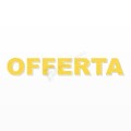 OFFERTA scritta in polistirolo - Arial - Giallo - Senza base