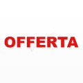 OFFERTA scritta in polistirolo - Arial - Rosso - Senza base