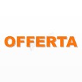 OFFERTA scritta in polistirolo - Arial - Arancione - Senza base