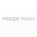 PREZZI PAZZI scritta in polistirolo - Arial - Bianco - Senza base