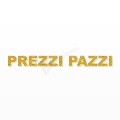 PREZZI PAZZI scritta in polistirolo - Arial - Oro - Senza base