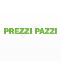 PREZZI PAZZI scritta in polistirolo - Arial - Verde - Senza base