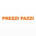 PREZZI PAZZI scritta in polistirolo - Arial - Arancione - Senza base