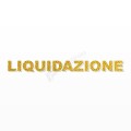 LIQUIDAZIONE scritta in polistirolo - Arial - Oro - Senza base