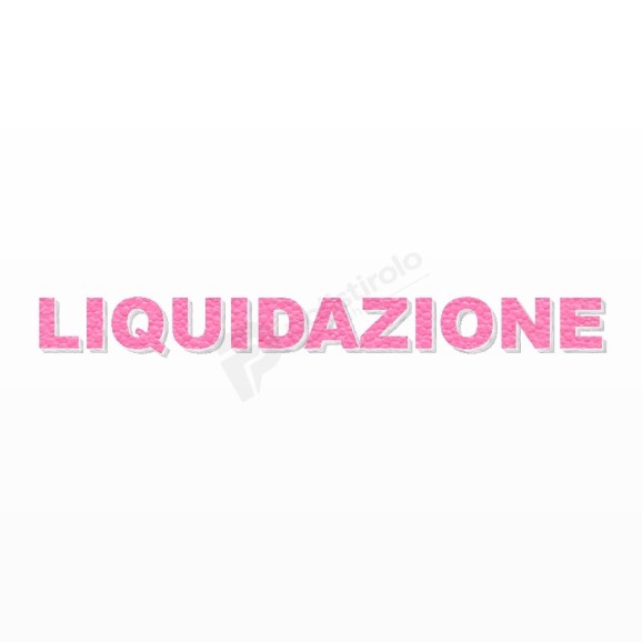 LIQUIDAZIONE scritta in polistirolo - Arial - Rosa - Senza base