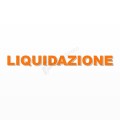 LIQUIDAZIONE scritta in polistirolo - Arial - Arancione - Senza base