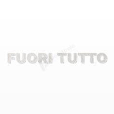 Scritta FUORI TUTTO in Polistirolo per Negozi 2