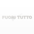 FUORI TUTTO scritta in polistirolo - Arial - Bianco - Senza base