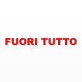 FUORI TUTTO scritta in polistirolo - Arial - Rosso - Senza base
