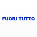 FUORI TUTTO scritta in polistirolo - Arial - Blu - Senza base