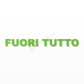 FUORI TUTTO scritta in polistirolo - Arial - Verde - Senza base