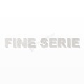 FINE SERIE scritta in polistirolo - Arial - Bianco - Senza base