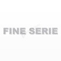 FINE SERIE scritta in polistirolo - Arial - Argento - Senza base