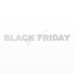 Scritta Black Friday in Polistirolo Personalizzabile 2